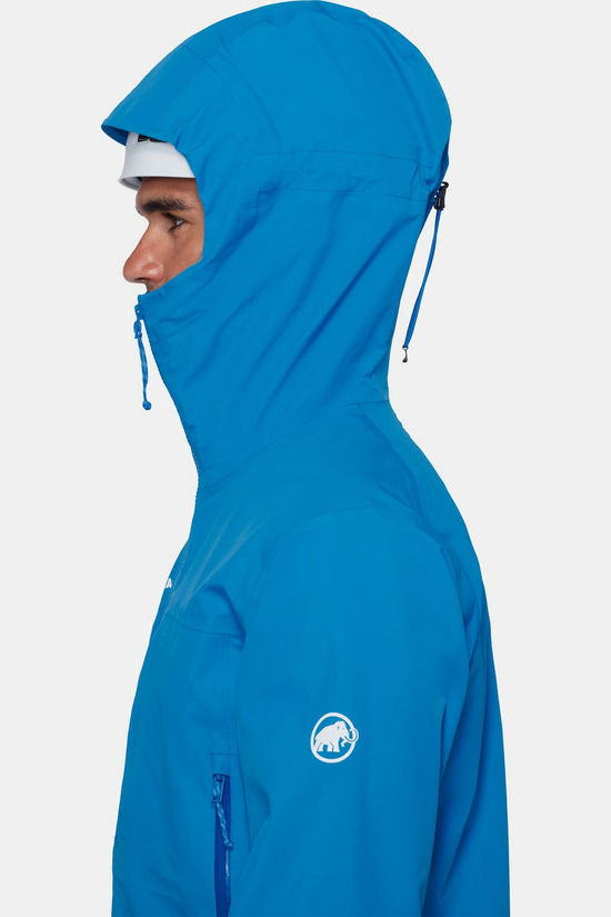 Mammut Veste Imperméable Alto Guide Hs Hooded Jacket Glacier Blue