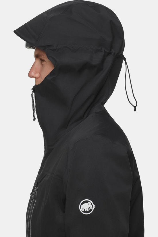 Mammut Regenjas Haldigrat Light Hs Hooded Jacket Men Black