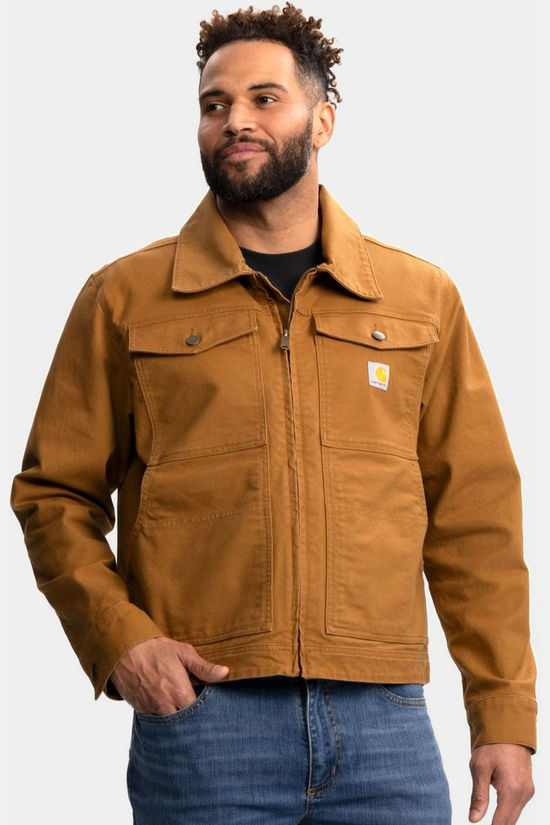 Carhartt Windstopper Rugged Flex™ Duck Berwick Jacket Carhartt Brown