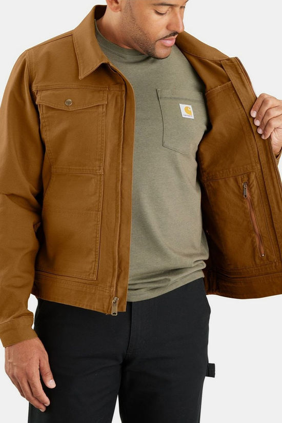 Carhartt Windstopper Rugged Flex™ Duck Berwick Jacket Carhartt Brown