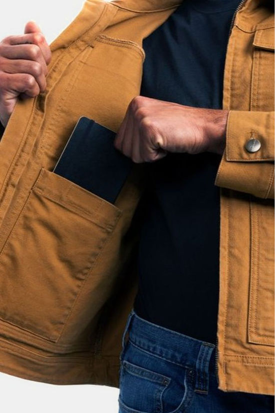 Carhartt Windstopper Rugged Flex™ Duck Berwick Jacket Carhartt Brown