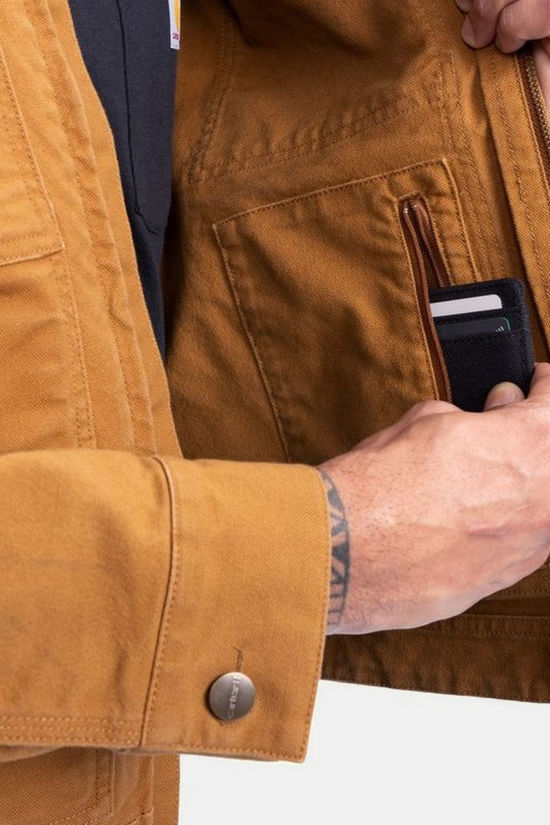 Carhartt Windstopper Rugged Flex™ Duck Berwick Jacket Carhartt Brown