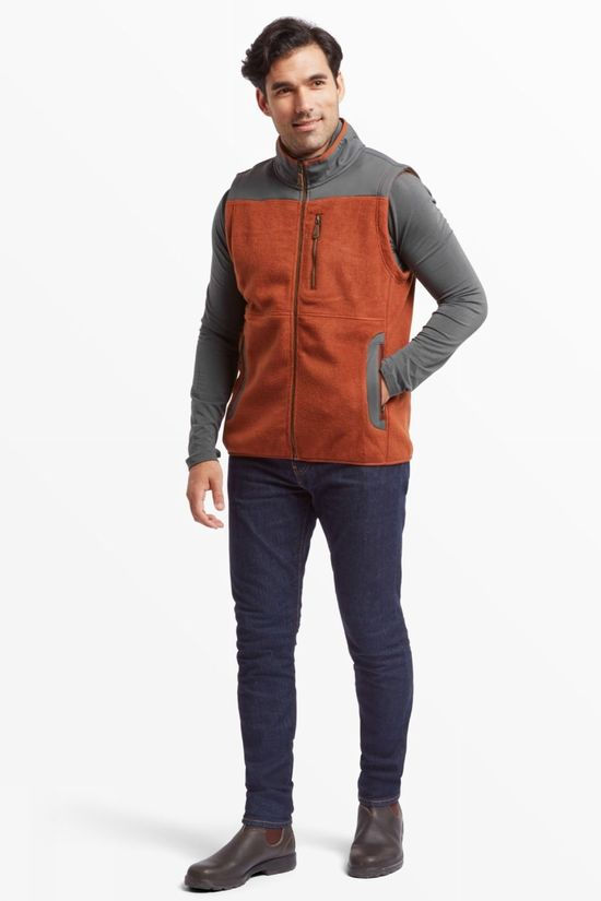 Sherpa Gilet Sanani Eco Vest Clay Red
