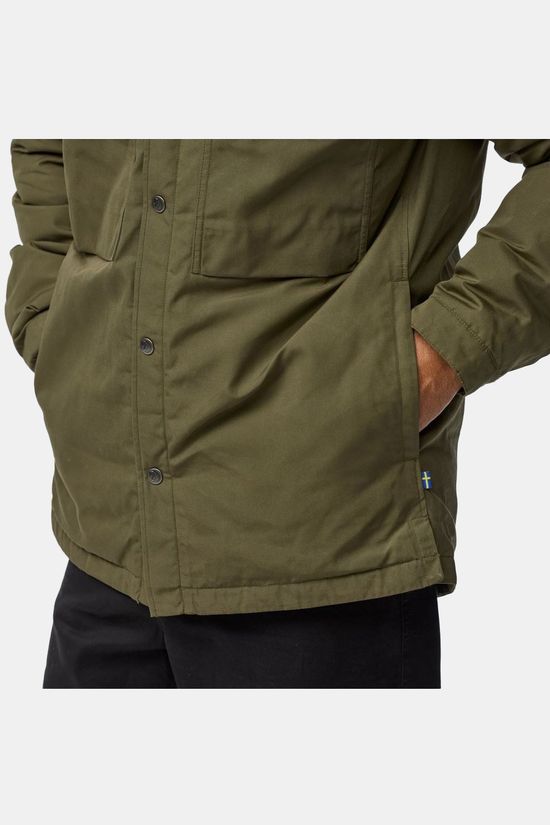 Fjällräven Veste Övik Down Shirt Jacket M Laurel Green