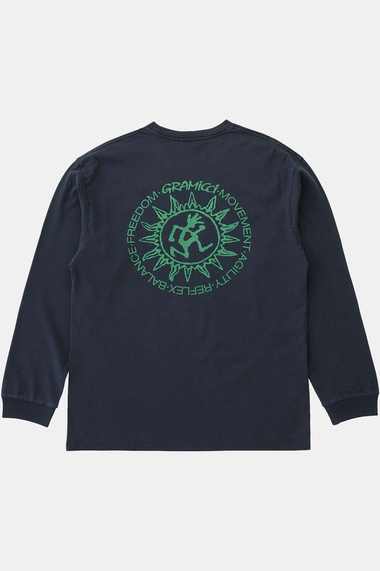 Gramicci T-Shirt Sun L/S Tee Navy Pigment