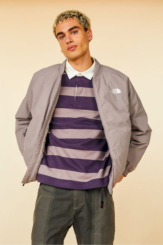 The North Face T-Shirt U Rugby Polo Sweatshirt Transcendent Grey/Endle