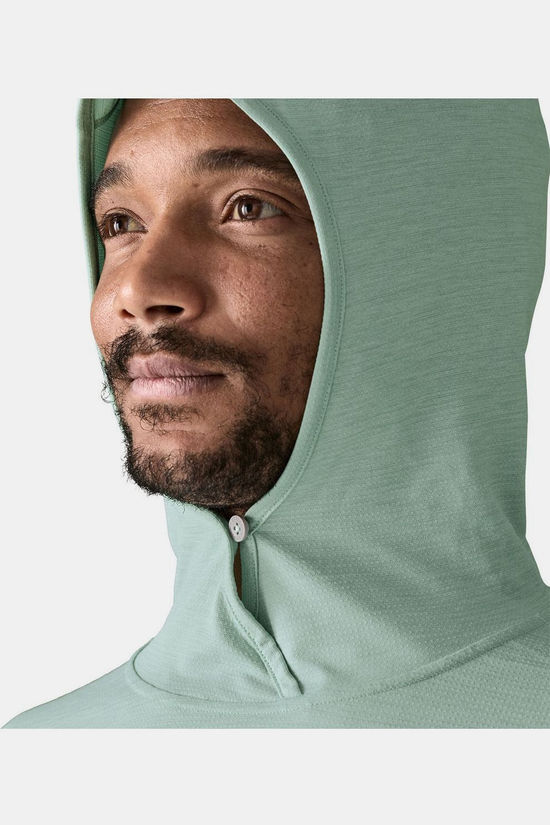 Patagonia T-Shirt M'S Cap Cool Sun Hoody Thermal Blue - Thin Ice X-Dye