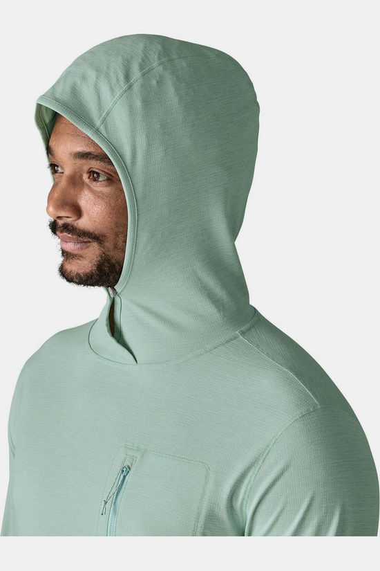 Patagonia T-Shirt M'S Cap Cool Sun Hoody Thermal Blue - Thin Ice X-Dye
