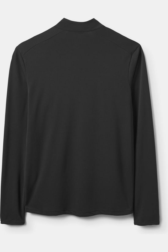 Rab T-Shirt Force Ls Zip Black