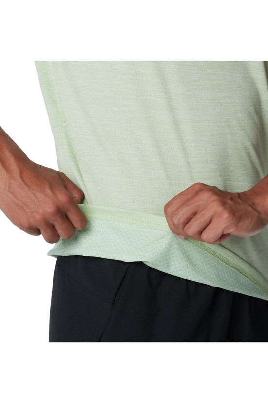 Columbia T-Shirt Alpine Chill™ Zero Short Sleeve Crew Sage Leaf Heath
