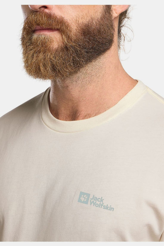 Jack Wolfskin T-Shirt Essential T M Ecru