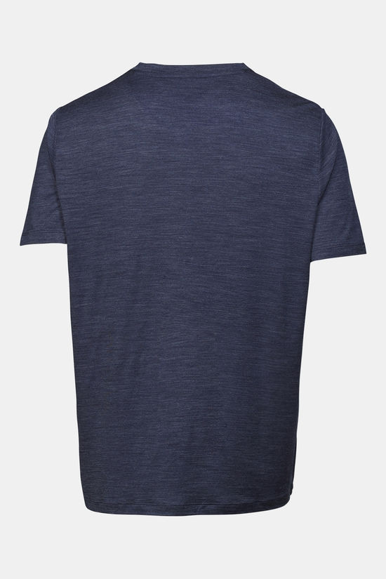 Ayacucho T-Shirt Ridge Trail Merino Print Ss M Navy Te