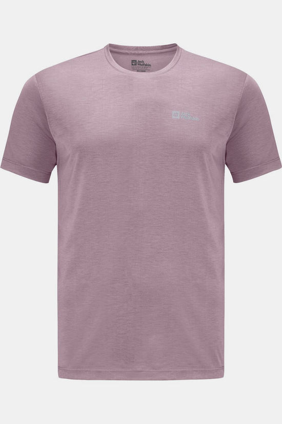 Jack Wolfskin T-Shirt Vonnan Tee Dark Grey/Dark Grey