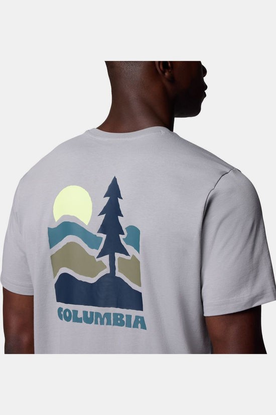 Columbia T-Shirt Explorers Canyon™ Back Ss Tee Mid Grey/Mid Grey