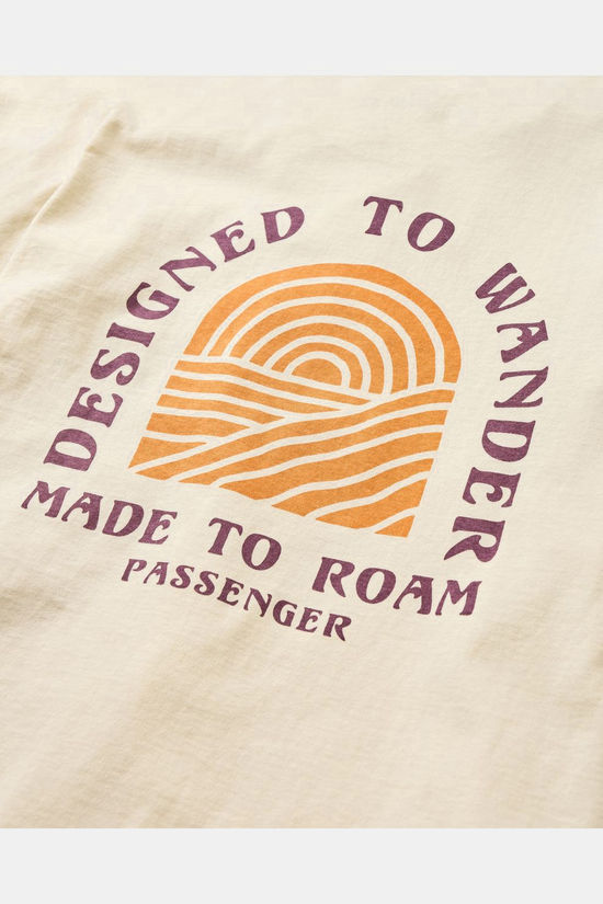 Passenger Clothing ltd T-Shirt Mens Sundown Recycled Cotton Birch
