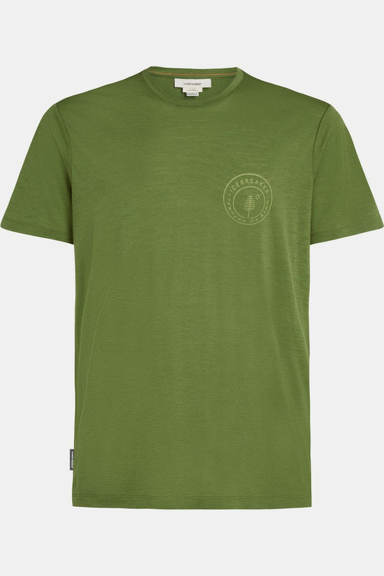 icebreaker T-Shirt M Mer 150 Tech Lite Ss Tee Hike Naturall Sphagnum