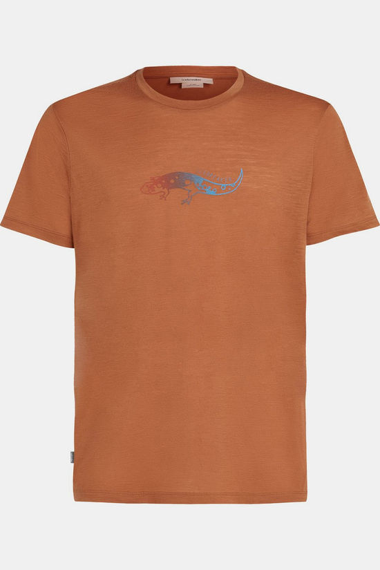 icebreaker T-Shirt M Mer 150 Tech Lite Ss Tee Slimey Salama Dusty Clay