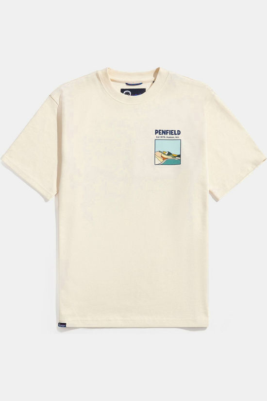 Penfield T-Shirt Block Landscape Graphic S/S T-Shirt Vanilla Ice