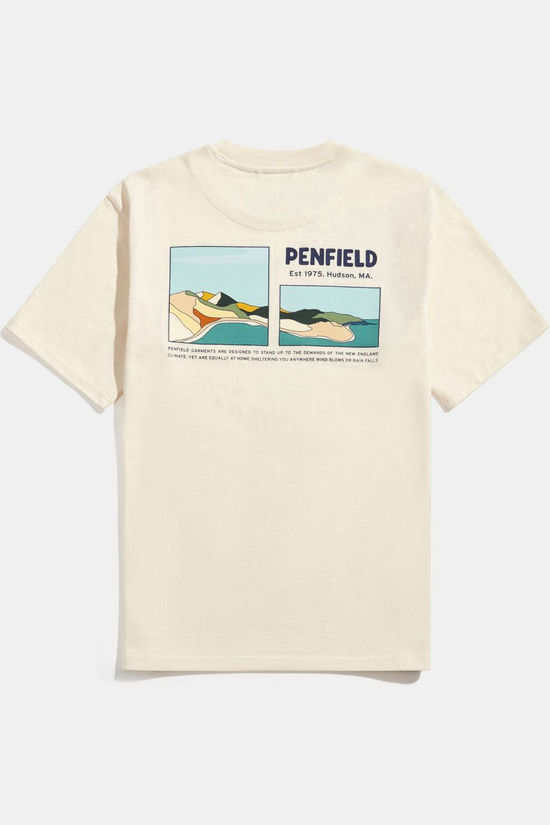 Penfield T-Shirt Block Landscape Graphic S/S T-Shirt Vanilla Ice
