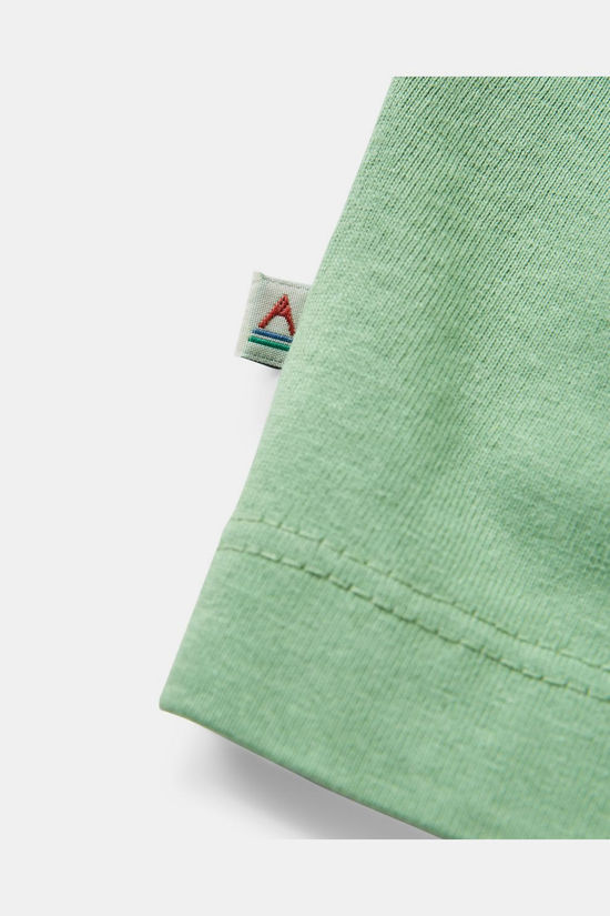 Passenger Clothing ltd T-Shirt Laidback Recycled Cotton Relaxed T-Shirt Stem Green