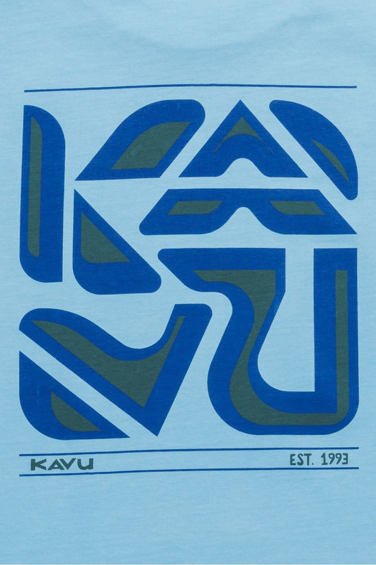 Kavu T-Shirt Cubed Transformative Teal