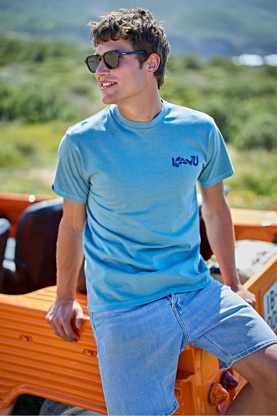 Kavu T-Shirt Cubed Transformative Teal