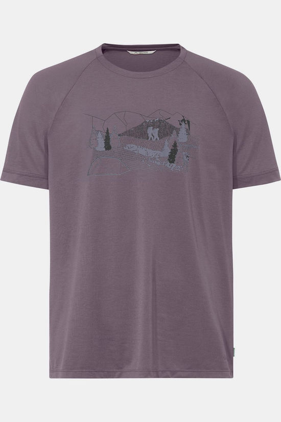 Vaude T-Shirt Men'S Gleann T-Shirt II Purple Ash