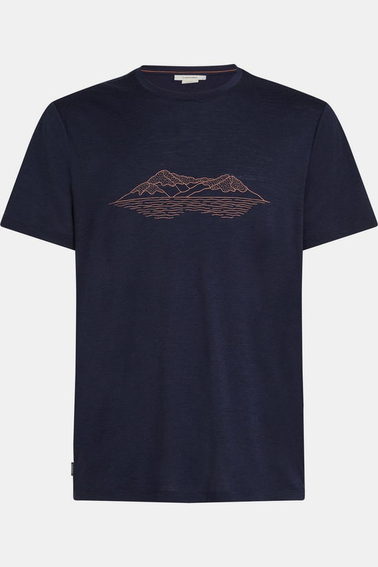 icebreaker T-Shirt M Mer 150 Tech Lite Ss T Pukaki Ref Midnight Navy