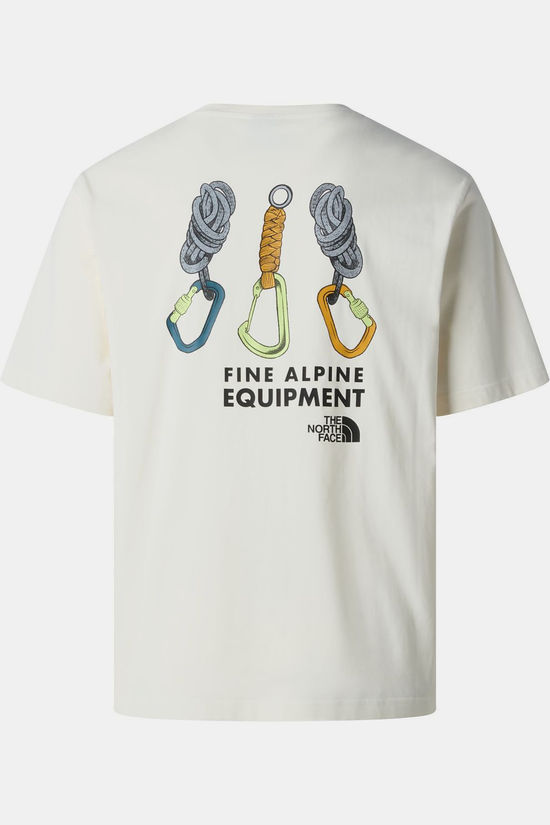 The North Face T-Shirt U Explore Gear Relaxed S/S Tee White Dune