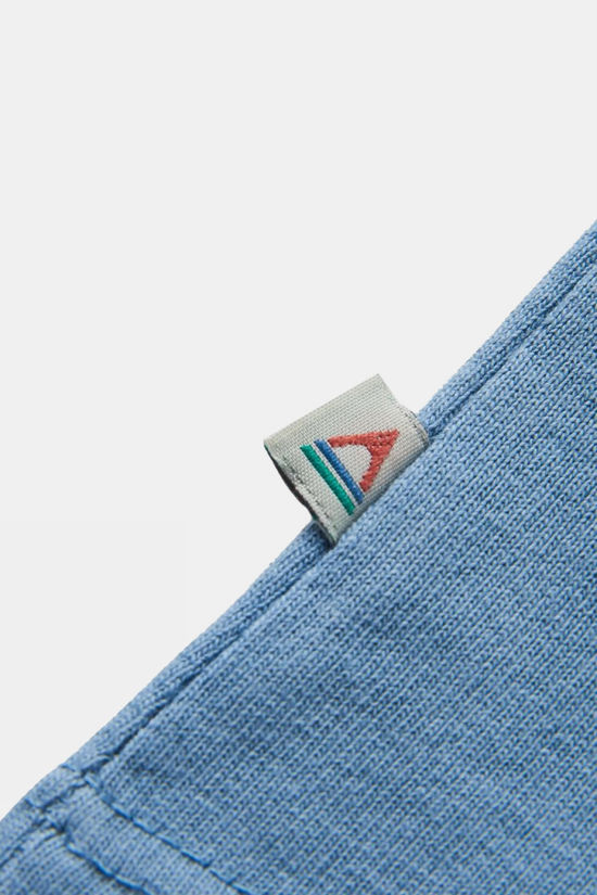 Passenger Clothing ltd T-Shirt Dune Recycled Cotton Relaxed Fit Faded Denim