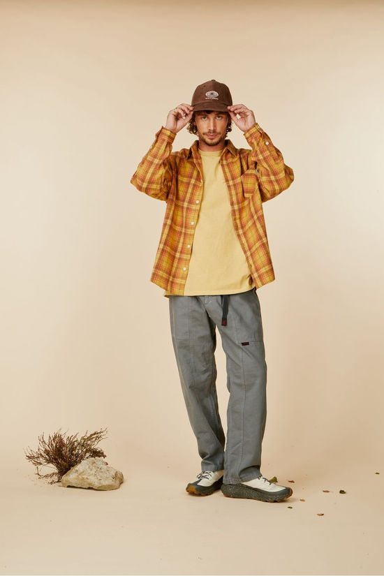 Gramicci T-Shirt Sun Tee Mustard Pigment