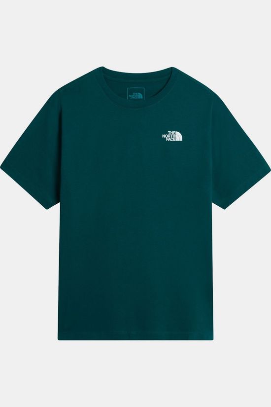 The North Face T-Shirt M Evolution Box Nse Regular Short Sleeve Pacific Teal