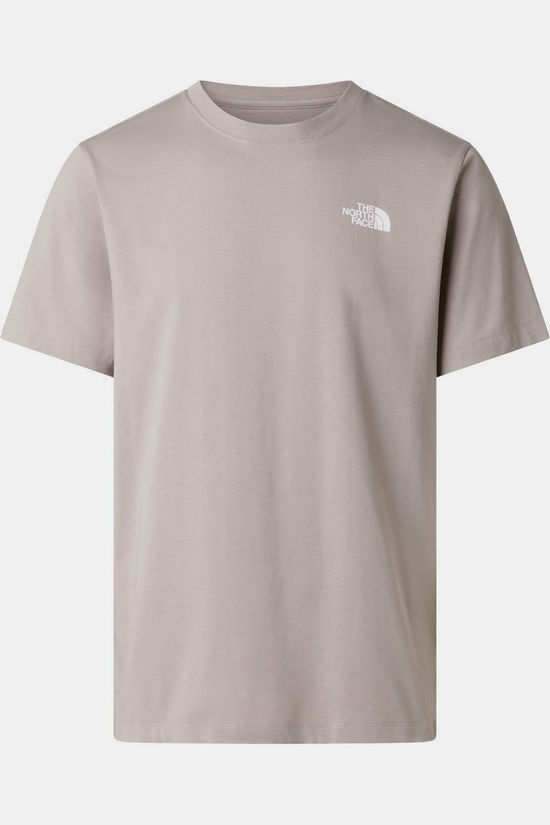 The North Face T-Shirt M Evolution Box Nse Regular Short Sleeve Stone Slab