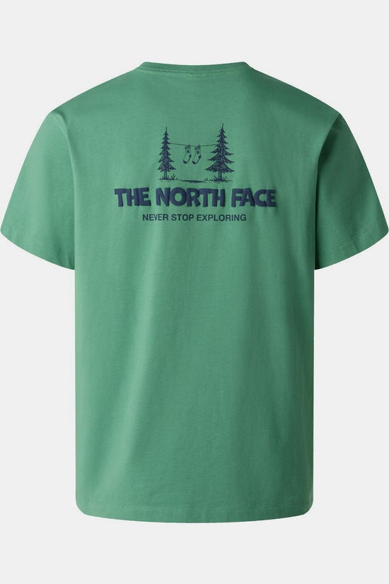 The North Face T-Shirt M Camping Relaxed Short Sleeve Tee-Graph Dimmed Algae