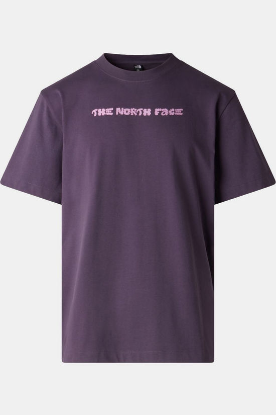 The North Face T-Shirt M Logo Twist Relaxed Short Sleeve Tee-Gr Endless Dusk