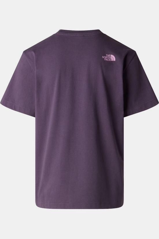 The North Face T-Shirt M Logo Twist Relaxed Short Sleeve Tee-Gr Endless Dusk