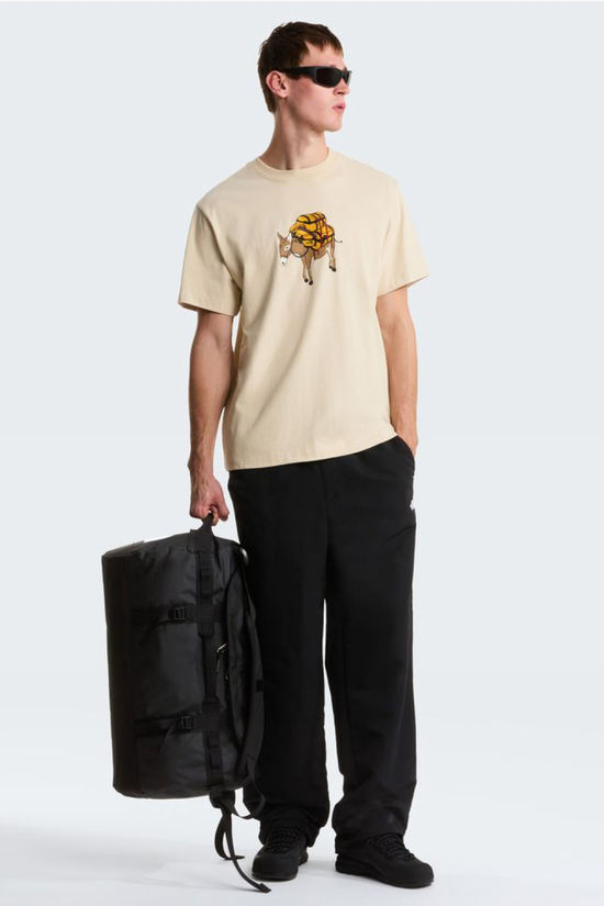 The North Face T-Shirt M Donkey Taxi Relaxed Short Sleeve Tee-G Desert Stone