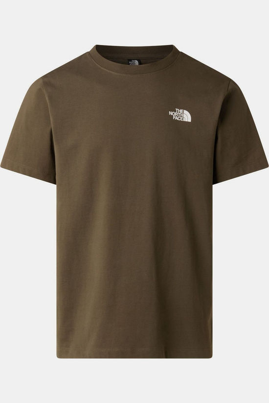 The North Face T-Shirt M North Faces Regular Short Sleeve Tee-G New Taupe Green