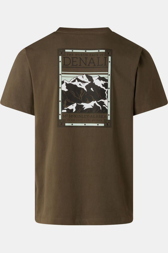 The North Face T-Shirt M North Faces Regular Short Sleeve Tee-G New Taupe Green