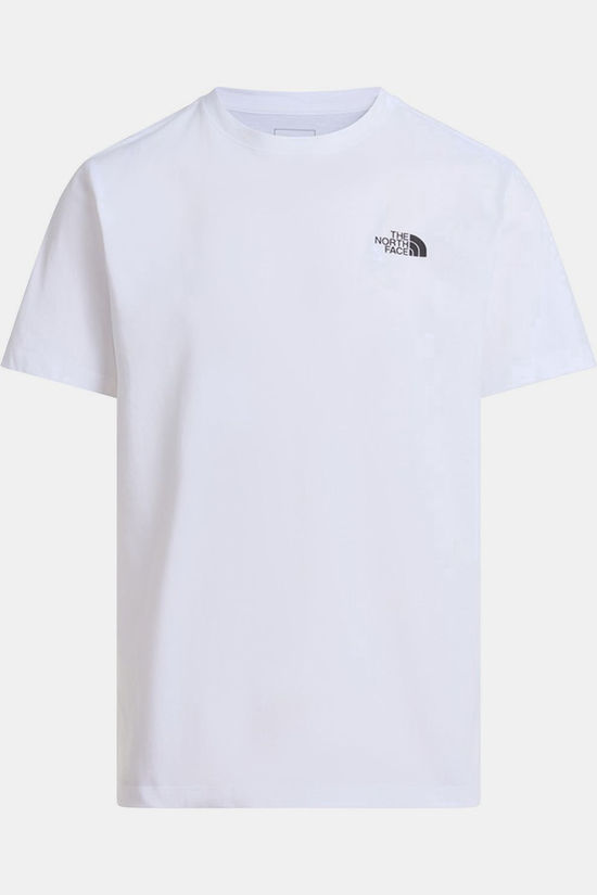 The North Face T-Shirt M Mountain Sketch  Regular Short Sleeve Tnf White
