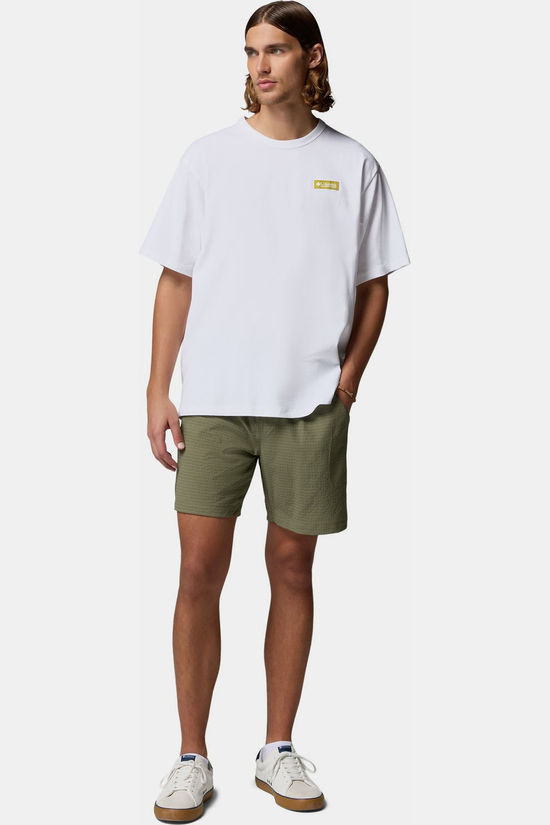 Columbia T-Shirt Csc™ Heavyweight Iconic Tee White, Repeated Peaks