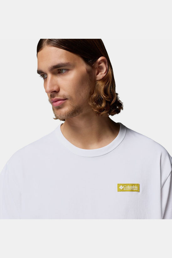 Columbia T-Shirt Csc™ Heavyweight Iconic Tee White, Repeated Peaks