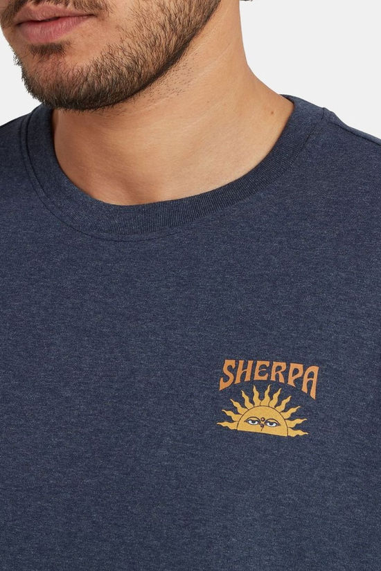 Sherpa T-Shirt Jutnu Psychedelic Tee Rathee Blue