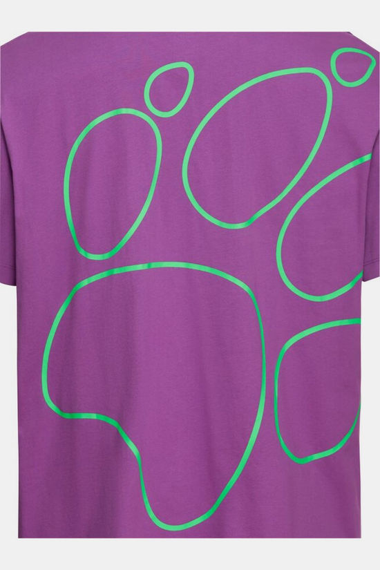 Jack Wolfskin T-Shirt Celebrate The Paw Original T M Paw Freesia