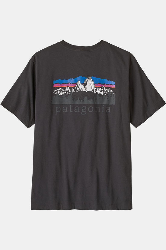Patagonia T-Shirt M'S Fitz Roy Foothills T-Shirt Ink Black