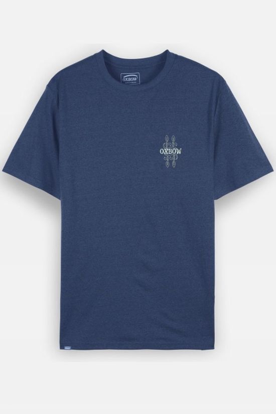 Oxbow T-Shirt Arabesk Jaspe Short Sleeve Tee Vintage Indigo