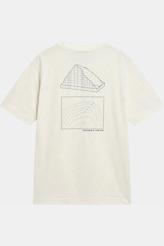 Barbour T-Shirt Woodbine Relaxed Graphic T-Shirt Heritage Re-Engineered Whisper White