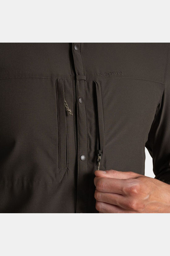 Craghoppers Chemise Nosilife Pro Long Sleeved Shirt V Woodlandgrn