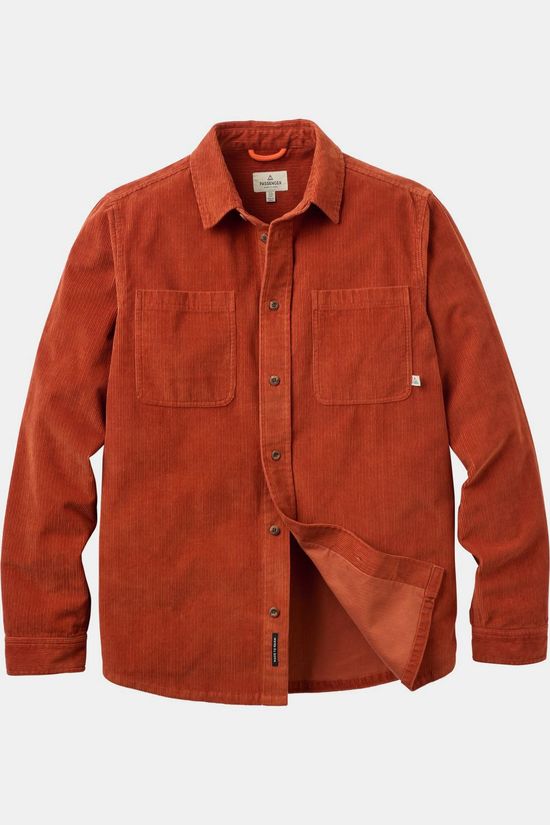 Passenger Clothing ltd Chemise Backcountry Cord Shirt Dark Rust