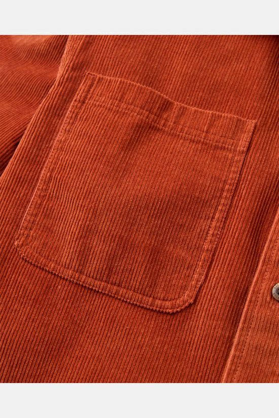 Passenger Clothing ltd Chemise Backcountry Cord Shirt Dark Rust